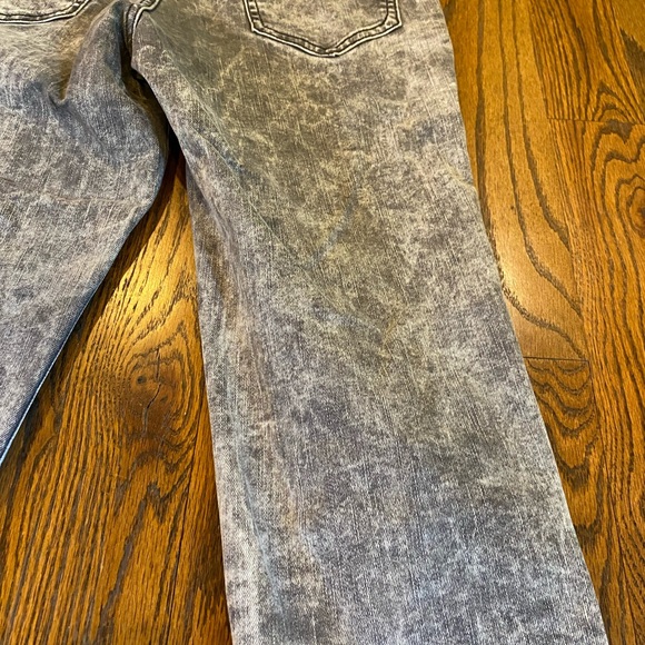 Super high waisted express mom jeans black acid wash - Picture 5 of 6